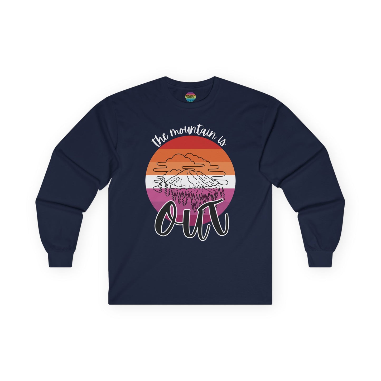 The Mountain is Out - Lesbian Pride - Long Sleeve Tee