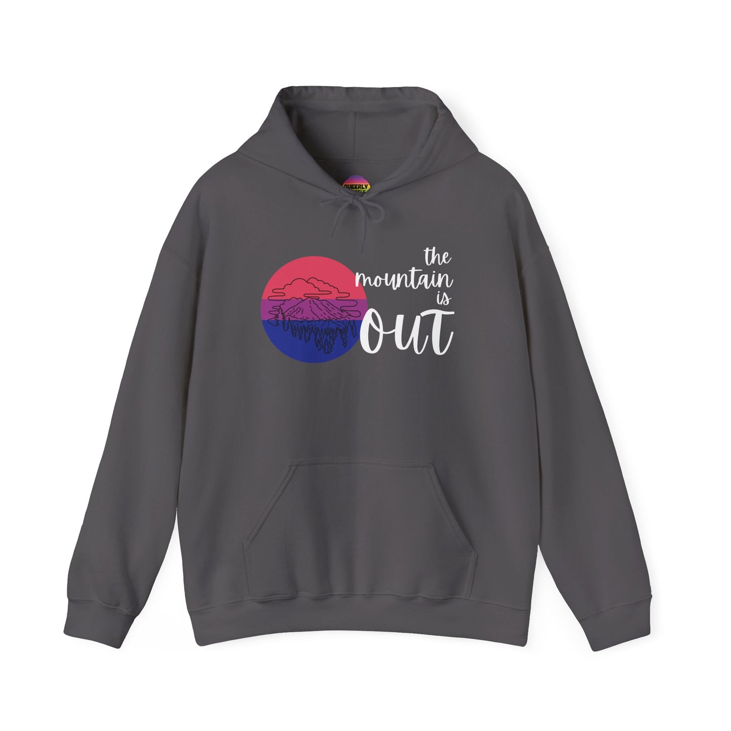 The Mountain is Out - Bisexual Pride - Pullover Hoodie