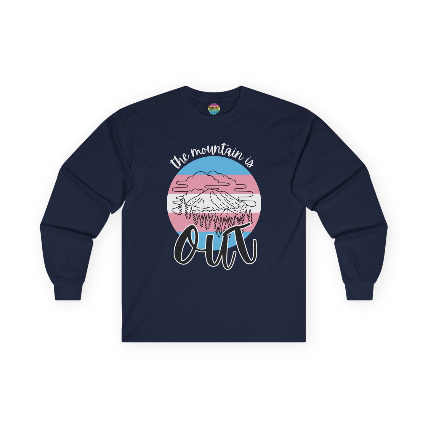 The Mountain is Out - Trans Pride - Long Sleeve Tee