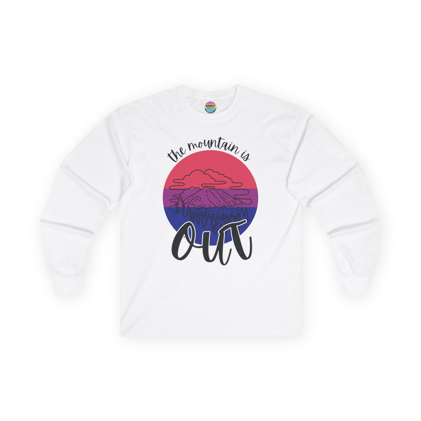 The Mountain is Out - Bisexual Pride - Long Sleeve Tee