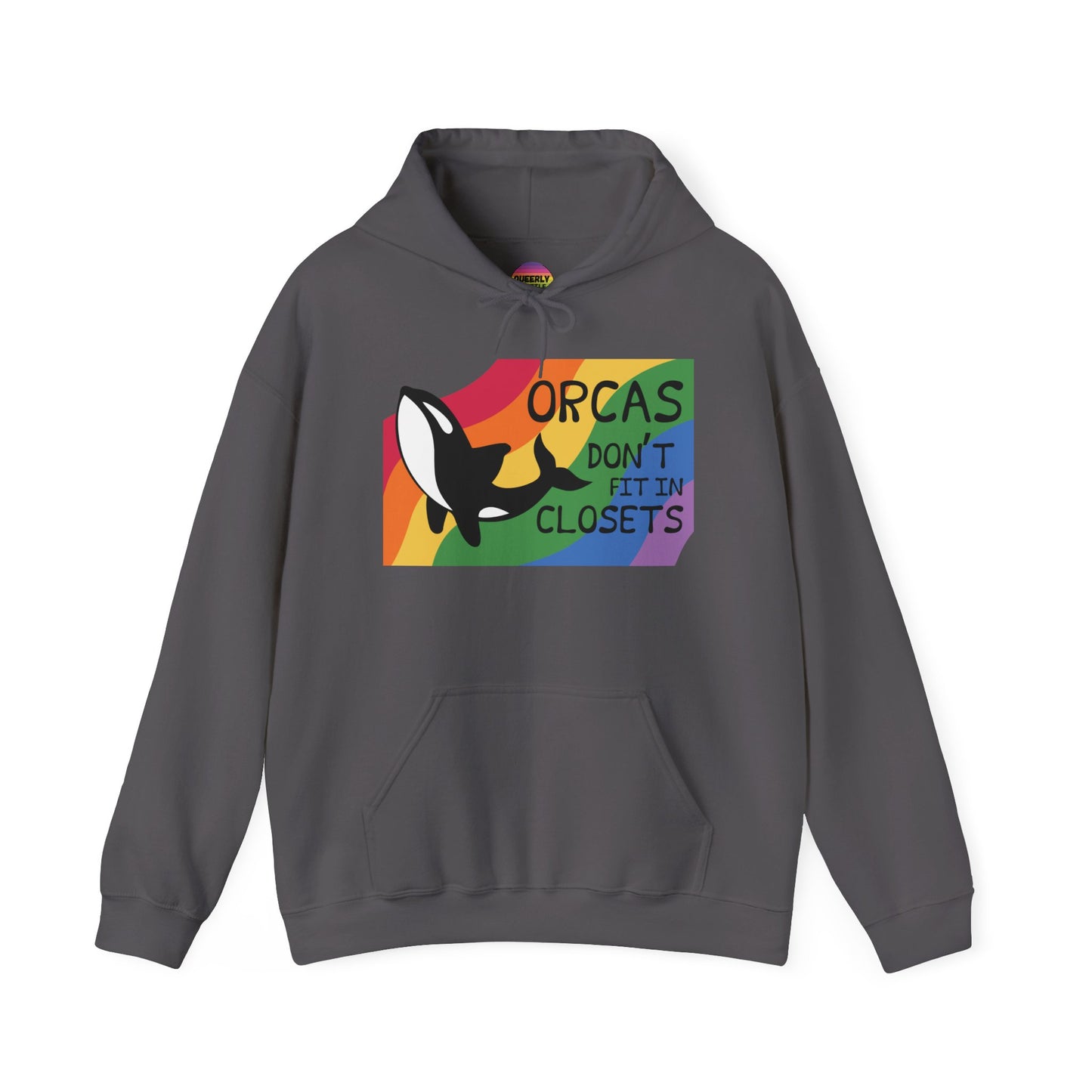 Orcas Don't Fit in Closets - Pullover Hoodie