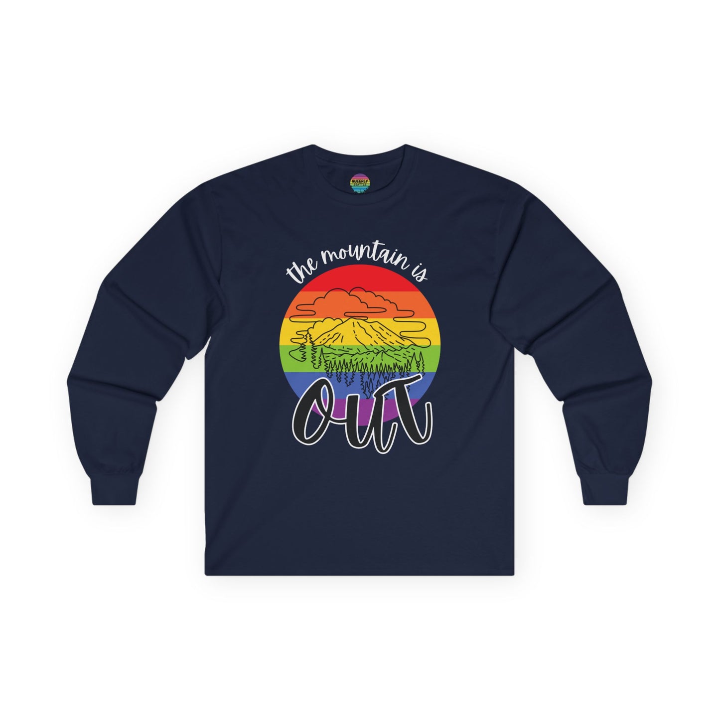 The Mountain is Out - Gay Pride - Long Sleeve Tee