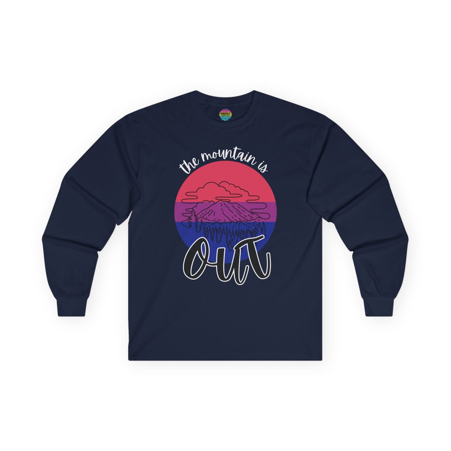The Mountain is Out - Bisexual Pride - Long Sleeve Tee